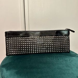 BURBERRY Patent Leather Studded Clutch